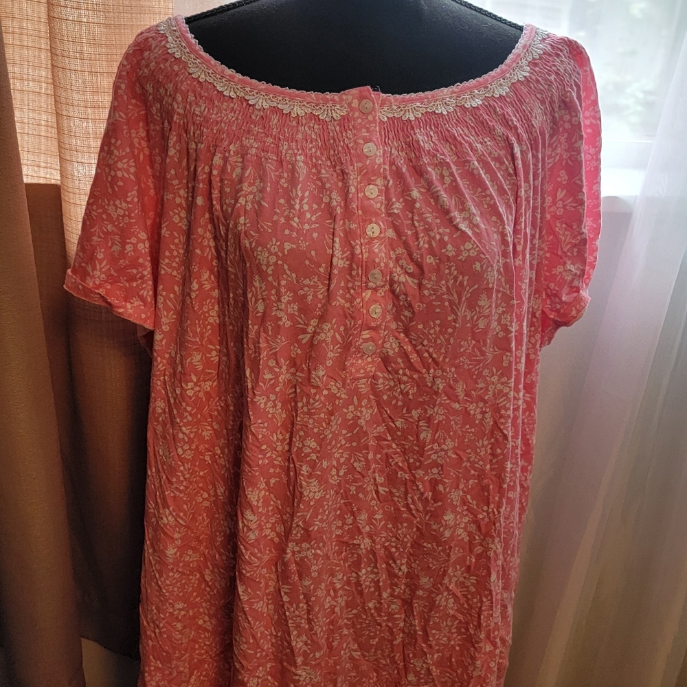 Pink lounge wear dress